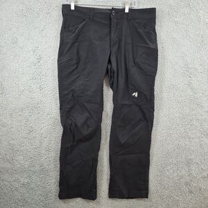 Eddie Bauer First Ascent Men’s Gray Pants Size 36x30 Cargo Hiking Nylon